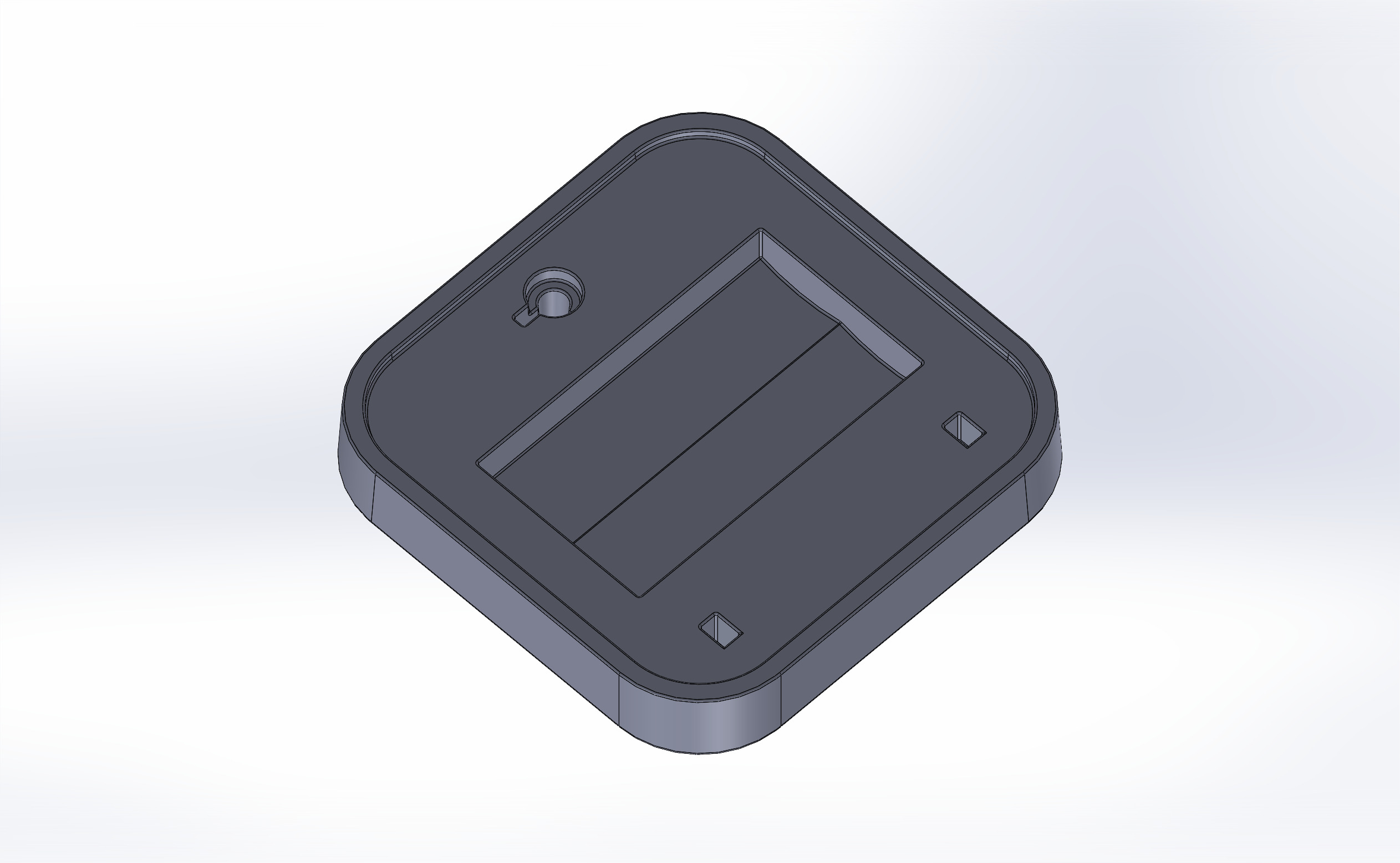 Model of main remote body in Solidworks