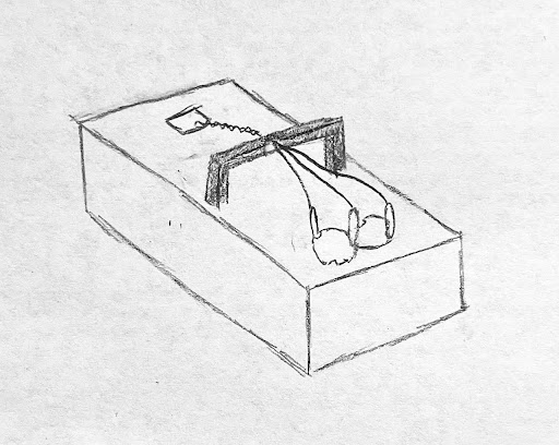 Figure 4: Initial sketch of what the robot would look like when done